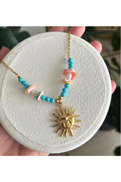 stainles steel Stainless Steel Sun Necklace