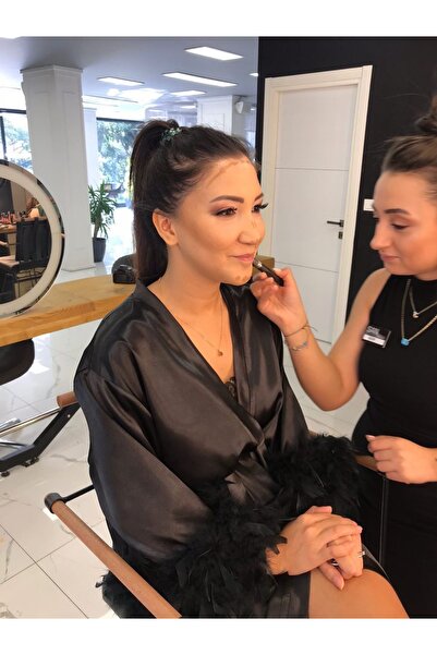 Before To Be Bride Μαύρο κοντό φόρεμα με μανίκια Otrishi