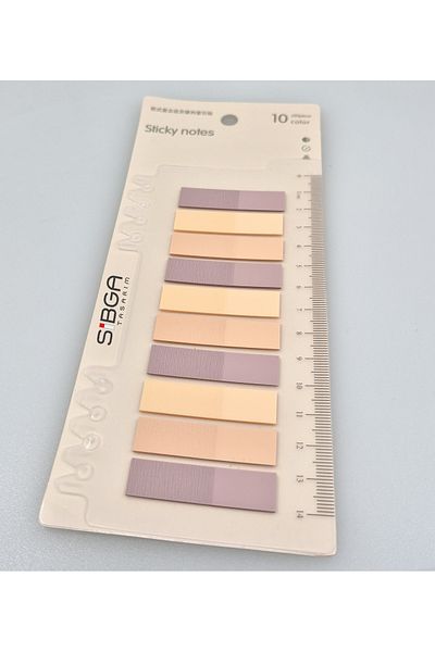 sibga tasarım Transparent Colored Postit Post-it Post It.Bookmark Bookmark Postit Sticker Note Paper 200 Sheets