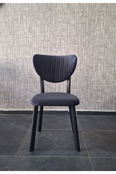 Sar Pakete Rita Serisi, 1 Adet Antrasit Renk Elma Model Mutfak Sandalyesi, Ye...