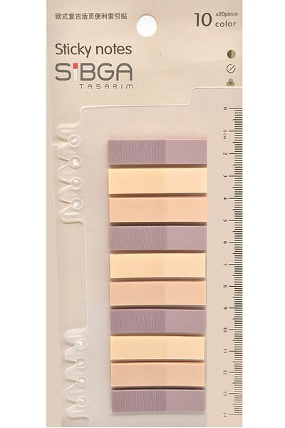 sibga tasarım Transparent Colored Postit Post-it Post It.Bookmark Bookmark Postit Sticker Note Paper 200 Sheets