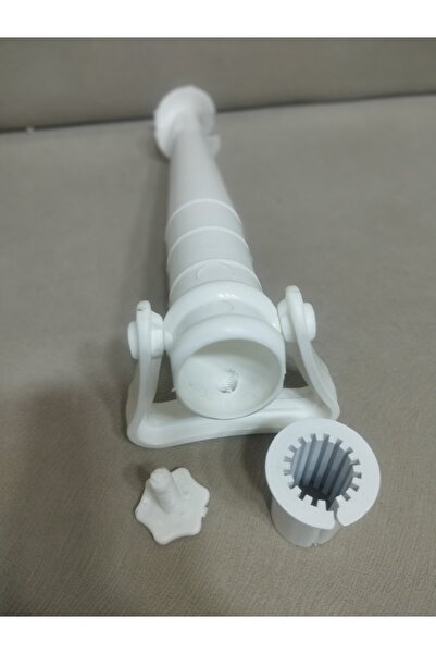 LEVA PLAJ ŞEMSİYE KAZIĞI 34 CM PLASTİK BEYAZ (:white)