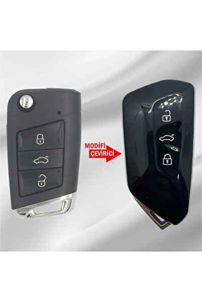 Mavi Keys Volkswagen Golf, Jetta, Skoda Octavia, Superb, Seat Leon Smart Uyum...