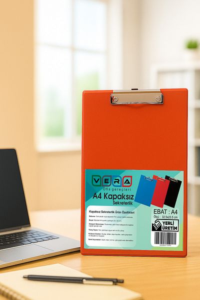 Four Office Red A4 Covered Secretaryhood