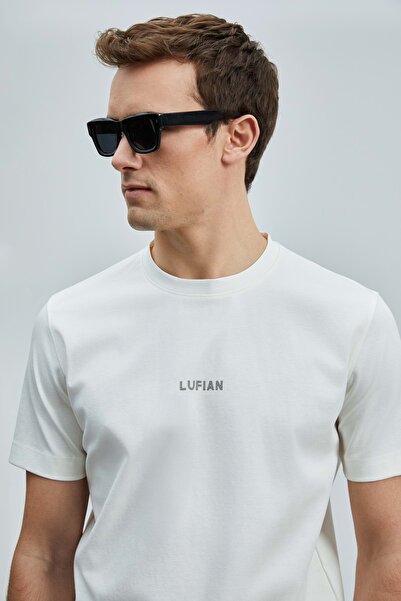 Lufian 111020235 Marcus Modern Graphic T-Shirt Men's T-Shirt White