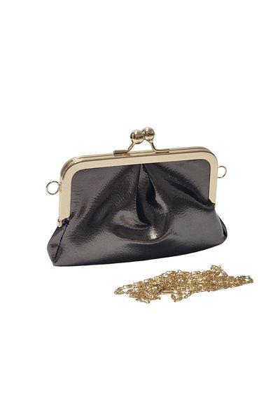 OUEEN ELİZABETH '' Mini Size'' Clip Vintage Hand-Shoulder Women's Bag