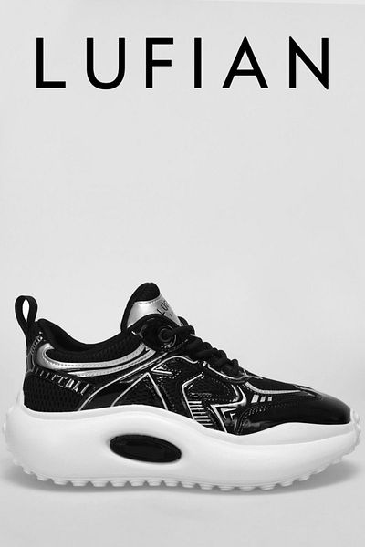 Lufian 112230201 Alfred Sneaker Men's Leather Shoes Black