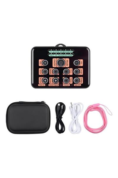 Generic Sk5 إصدار مُحسّن، بطاقة صوت DSP متعددة الوظائف، مُغيّر صوت للهواتف المحمولة وأجهزة الكمبيوتر