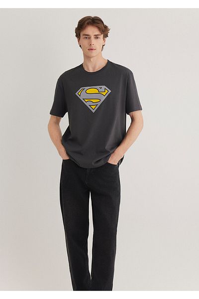 Mavi Superman Printed T-Shirt - Loose Relaxed Fit 0612306 -70087