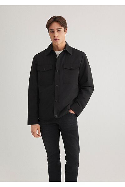 Mavi Μαύρο μπουφάν Loose Fit / Loose Relaxed Fit 0110302 -900