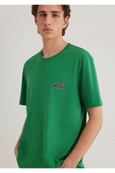 Mavi Logo Printed Green T-Shirt Regular Fit / Regular Fit0611714-71696