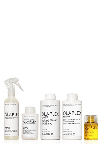 Olaplex Complete Bond Repair for Fine Hair Care Set - İnce Telli Saçlar İçin Bağ Güçlendiren Bakım Seti
