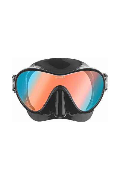 Cressi F1 Black / Blue Orange Lens Dalış ve Yüzme Maskesi