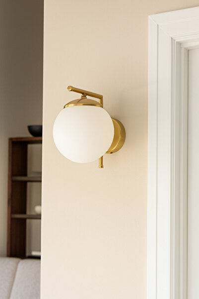Tel Lighting L Arm Gold Sconce