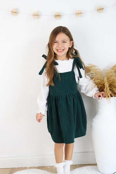 MiaBaby Corduroy Double Dress Set