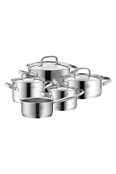 WMF Gourmet Plus İndüksiyon Tabanlı 9 Parça Çelik Tencere Seti