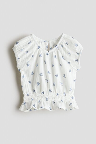 H&M Pamuklu Muslin Üst