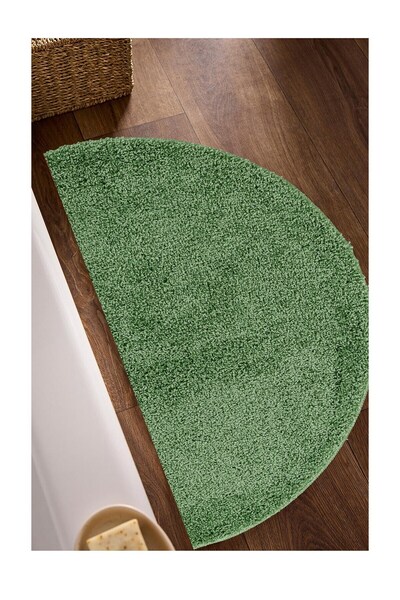 EUROBANO Luna Half Moon Non-Slip Base Washable 40X80 cm One Piece Bathroom / Balcony Mat