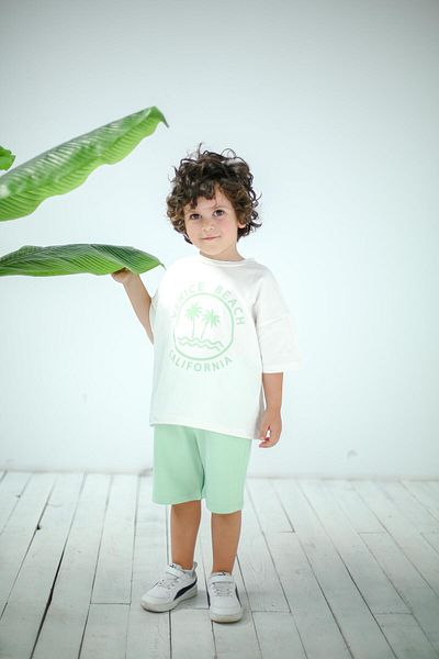 MiaBaby California Printed Couple Suit Set