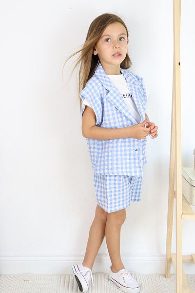 MiaBaby Set of 3 Gingham