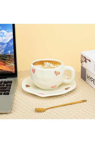 Generic كوب قهوة سيراميك بمقبض