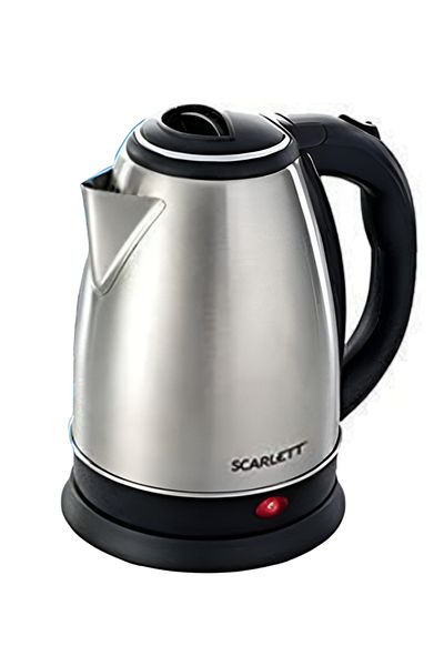 MACON Generic 2.L Electric Kettle - Black and Silver