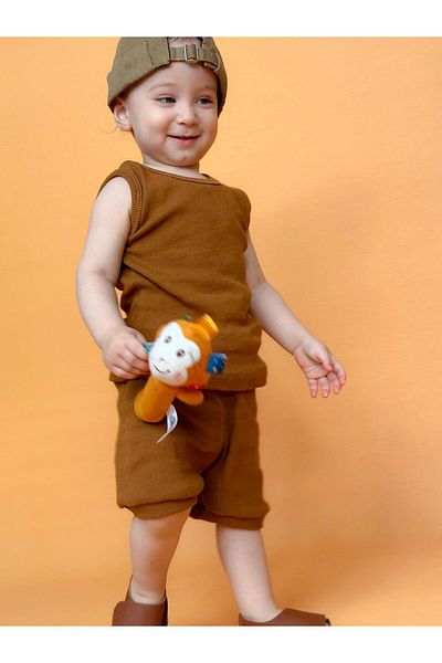 MiaBaby Zero Sleeve Shorts Set