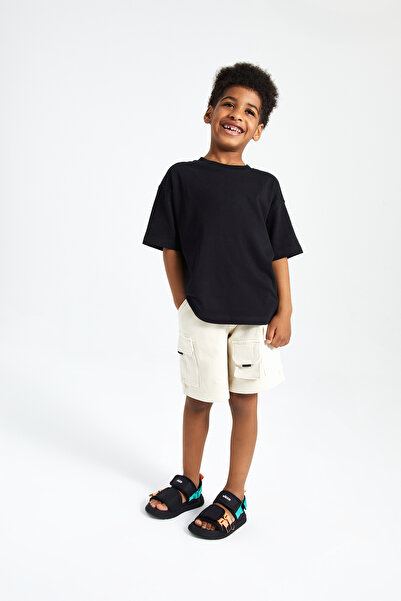 Vicco Rave Hafif Erkek Çocuk Siyah Sandalet