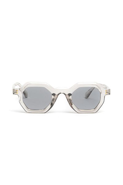 Sunbas Ochelari de soare Ibiza transparenți gri deschis pentru bărbați și femei