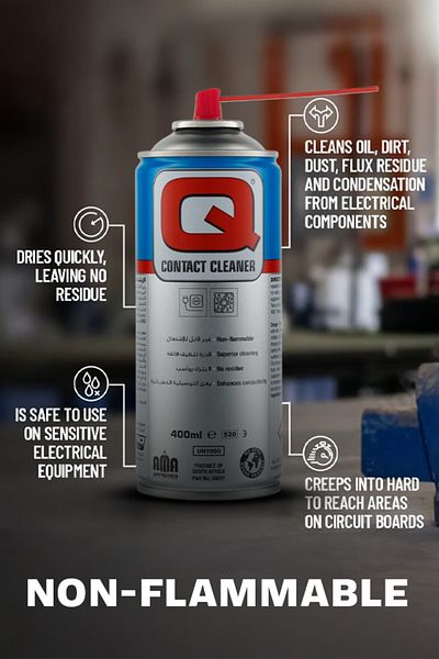 Q20 Q CONTACT CLEANER Non-Flammable 400ML