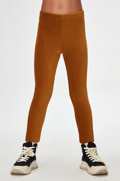 LOVETTI Mustard Girl's Corduroy Leggings