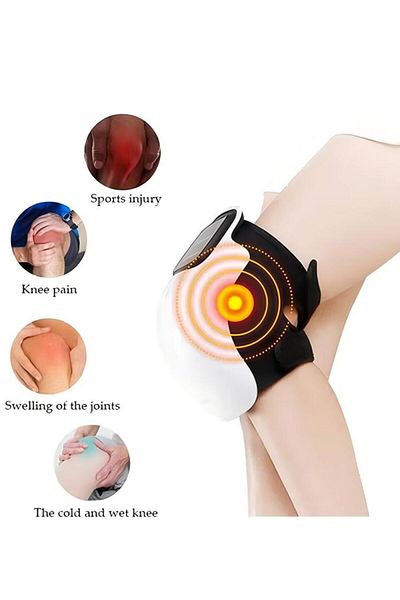 Generic Electric Knee Massager Intelligent Heat Compress Relaxes Knee Joints Relieves Pain And Stiffness