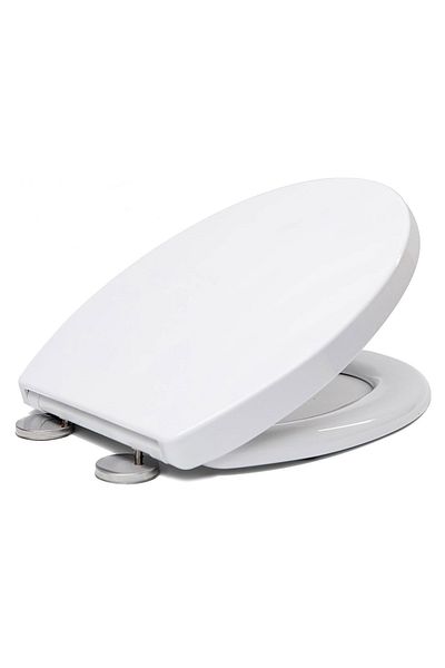 vivo Capac toaleta cu inchidere lenta, alb, Vivo WTS-113-WHITE