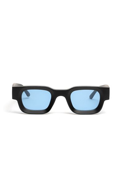 Sunbas Ochelari de soare Boston negri, albastru deschis, pentru bărbați și femei