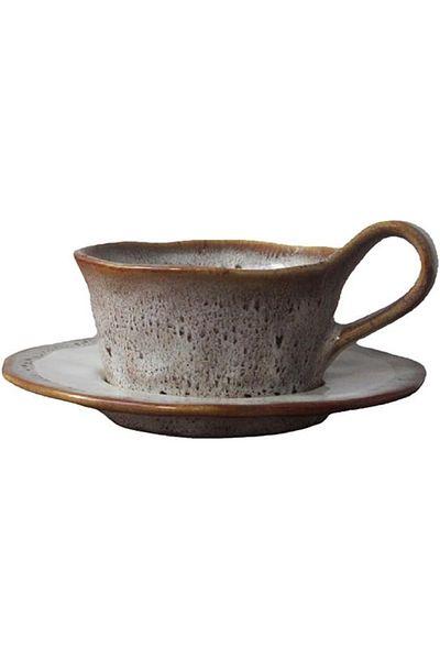QAHWAH Qahwa Ceramic Mug with Brown Dots
