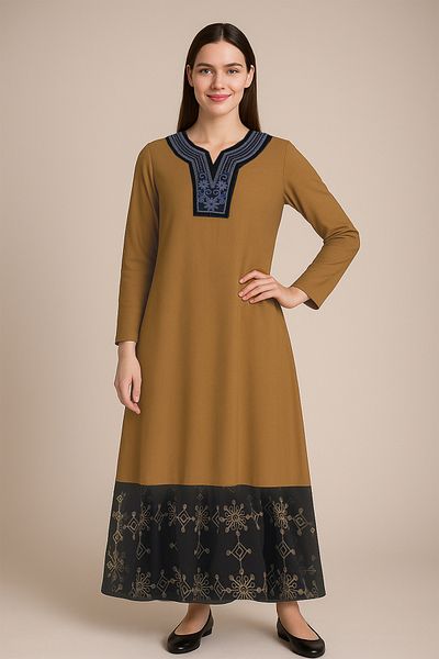 Lilo Co Elegant Embroidered Long Dress