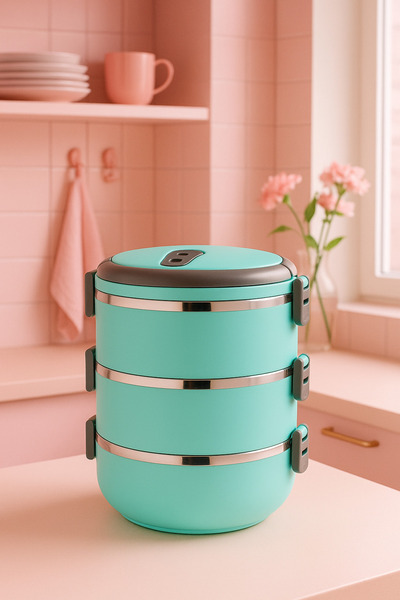 Hanedan 3-Layer Modern Expiry Bowl Food Thermos Daystone