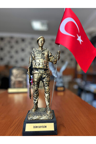 Teknookul Asker Hatırası Komando Biblosu | Türk Bayraklı Özel Tasarım