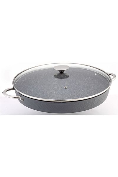 Bonera Pro-plus Granite Oven Tray - 38cm with Lid