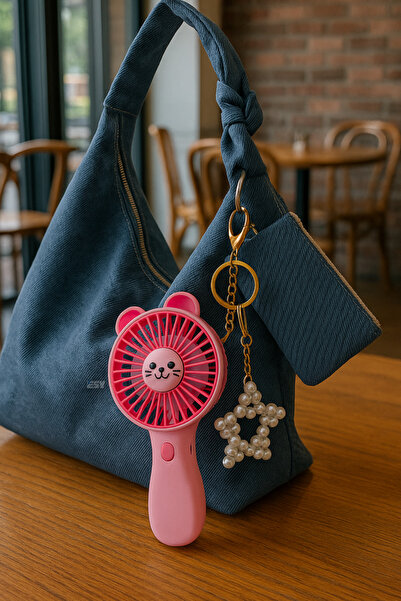 Store Taşınabilir Usb Mini Vantilatör Fan – Serinletici Güç, Anahtarlık Hediyeli