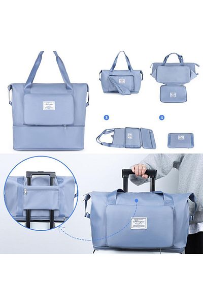 OLDSO Foldable Washable Waterproof Lightweight Large Travel Duffel Bag