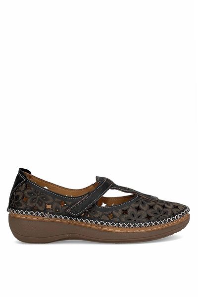 Venüs 25190242 Women's Genuine Leather Orthopedic Casual Shoes