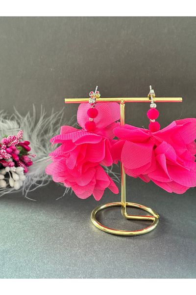 Nevgiss Aksesuar Tarnish Free Flower Earrings Pair with Nickel Plated Material