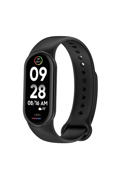 EMESZON Smart Fitness Tracker Bracelet, EMESZON® M8, Oximeter, Pedometer, Cardio + Bonus Blue Strap, black