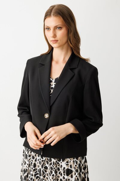 Ekol Single Button Double Sleeve Jacket
