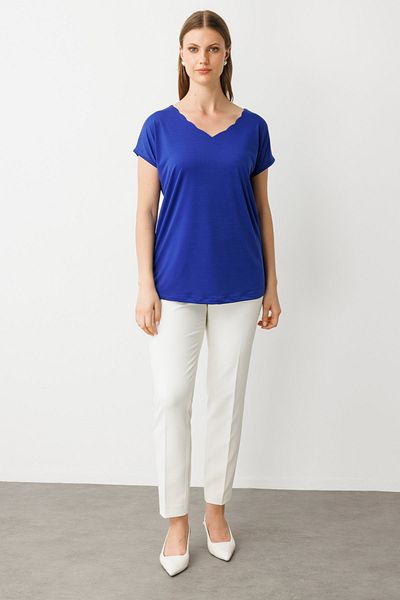 ON Slice Collar Basic Blouse