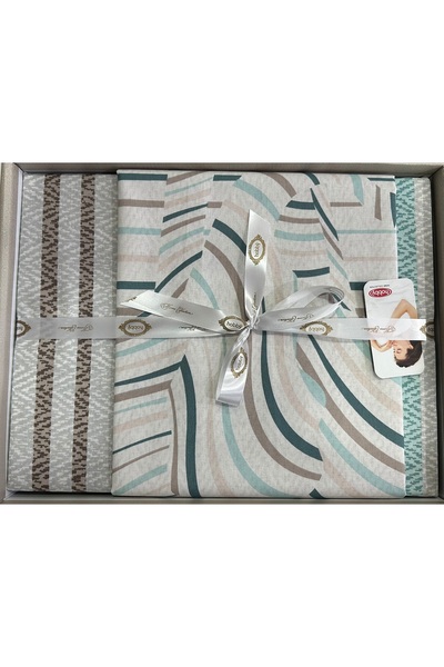 Hobby home collection Hobby Одномісний комплект постільної білизни Ranforce Debora Turkuaz