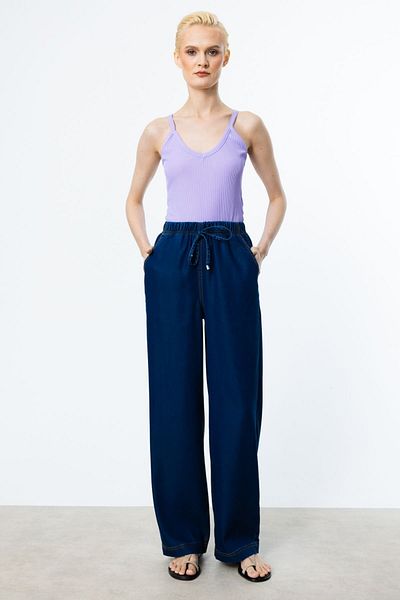 Ekol Pantaloni largi cu talie elastică
