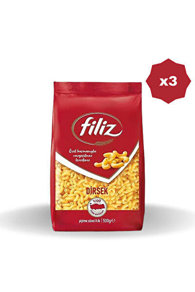 FİLİZ DİRSEK MAKARNA 500 GR - (3 ADET)