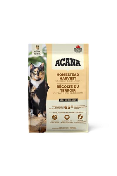 Acana Acana Homestead Harvest Chicken and Turkey Dry Cat Food - 1.8 kg